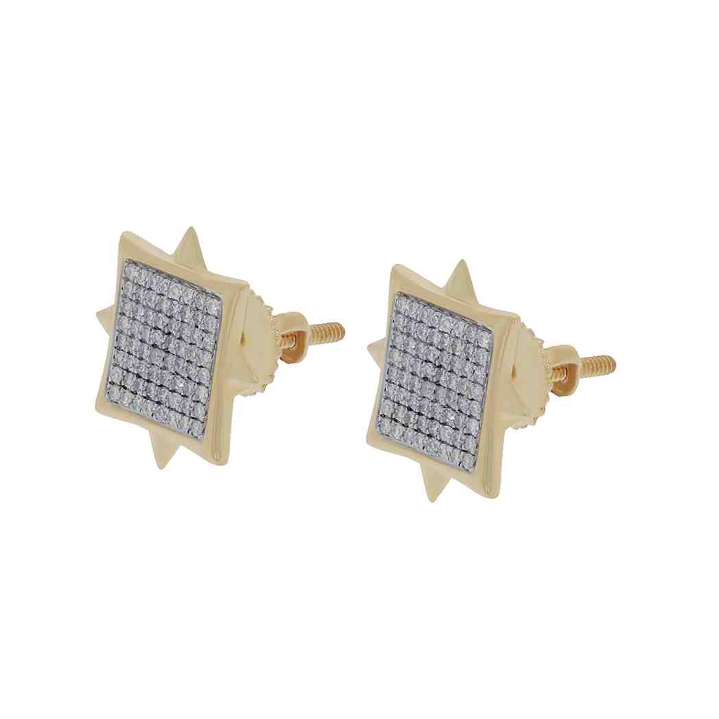Square Stud Earrings ER23080A